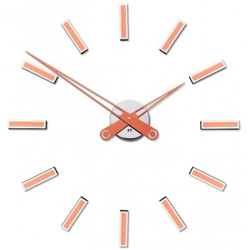 Dizajnové nalepovacie hodiny Future Time FT9600CO Modular copper 60cm Dizajnové nalepovacie hodiny Future Time FT9600CO Modular copper 60cm